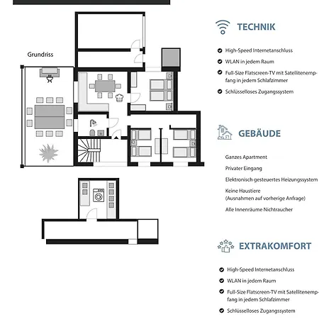Blauer Stein 7a Wh01 - 3 Sz, 5 Betten شقة *